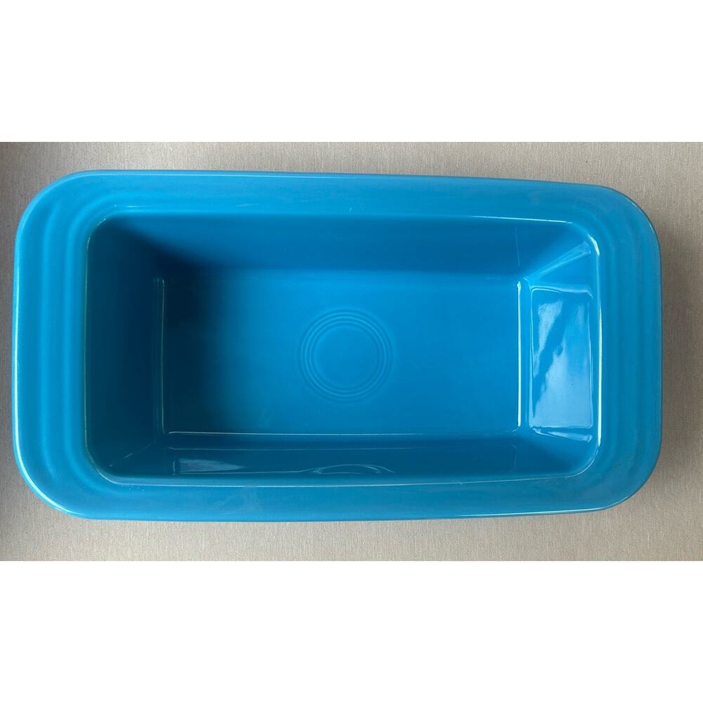 NWT Retired Peacock Blue Fiesta Homer Laughlin HLC Loaf SEE DESCRIPTION